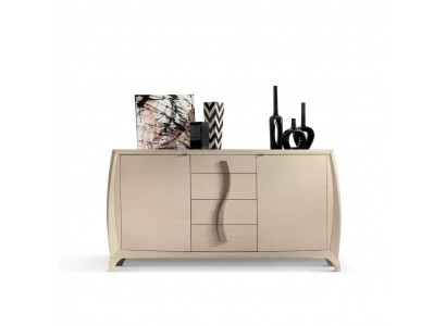 Dressoir woonkamer commodes klassieke kast beige houten kast nieuw