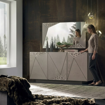 Dressoir hout laden woonkamer kasten kasten Italië dressoir