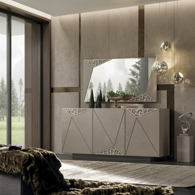 Dressoir hout laden woonkamer kasten kasten Italië dressoir