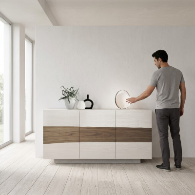 Dressoir Houten Laden Meubels Woonkamer Wit Modern Kast Nieuw