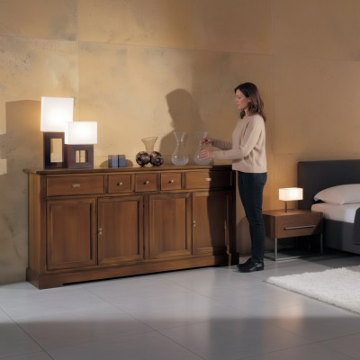 Kast Dressoir Kast Sideboard Ladenkast Stijl Hout Luxe Meubelen Nieuw