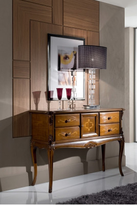 Commodes Hout Italiaanse meubels Kast consoles Commodes Console Nieuw