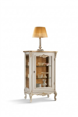 Etalage Vitrines Glas Kast Stijl Klassiek Hout Ontwerp Meubels