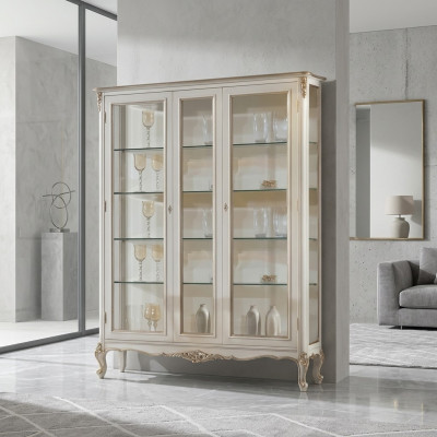 Glas Vitrine 2 Tür Holz Vitrinen Wohnzimmer Schränke Design Möbel Neu Glazen vitrinekast 2 deuren Houten vitrines Woonkamerkasten Designmeubels Nieuw