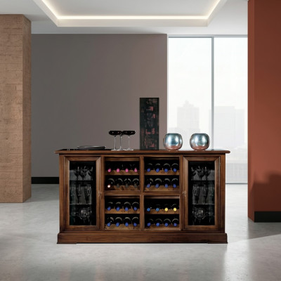 Huisbar Barkast Tafel Plank Wijnrek Wijnkast Luxe vitrine