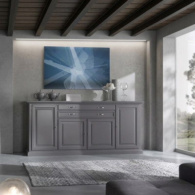 Ladenkast Kast Dressoir Klassiek Luxe Woonkamer Kast Hout