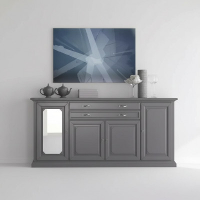 Ladenkast Kast Dressoir Klassiek Luxe Woonkamer Kast Hout