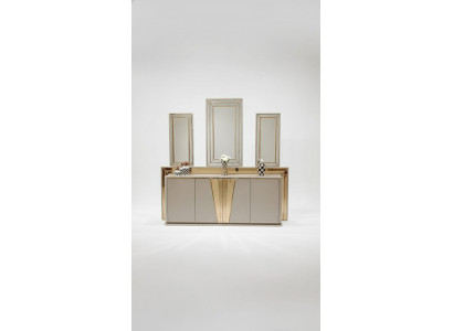 Luxe moderne commode met 3x spiegel exclusief ontwerp en hoge kwaliteit