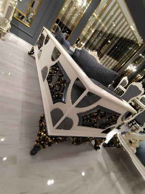 Luxe 3-zitsbank Elegante bank Elegante woonkamer Art Deco bank Nieuw