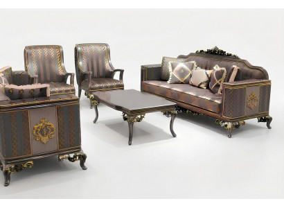 Luxe woonkamerset bankstel 3+3+1+1 zitter, comfortabele 2x fauteuil Nieuw