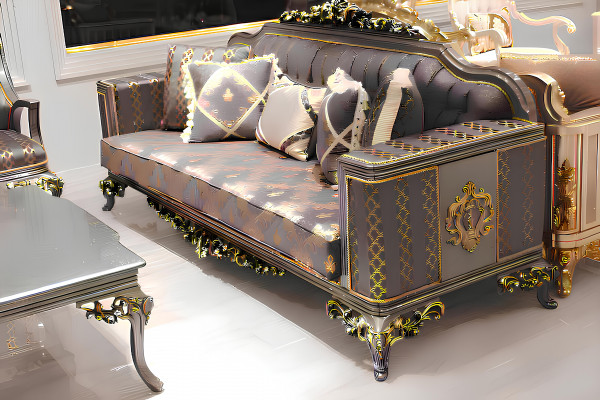 Luxe woonkamer bankstel set 3+3 zits Moderne bank Elegante woonkamer