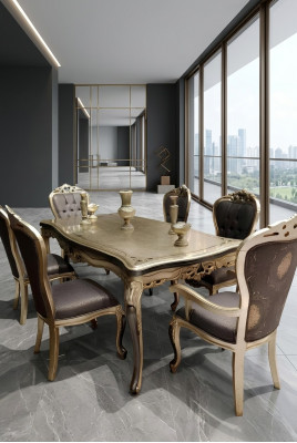 Exclusieve eetkamer 4x Stoelen Eigentijdse stoelen grijs Eetkamer stoelen