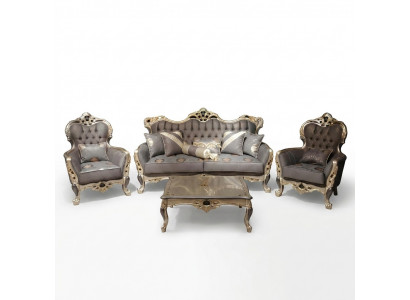Designt woonkamer set Bankstel set Bankstel 3+3+1+1 2x banken 2x fauteuils