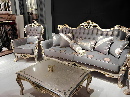 Exclusieve sofa set 3+3+1 3-delig 2x bank fauteuil ontspannings luxueuze set