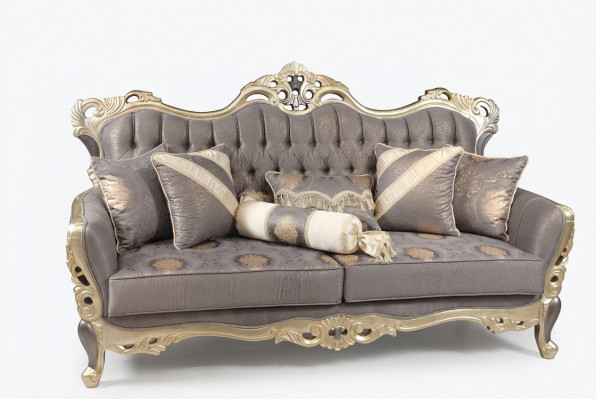 Bankstel 3+3 zitter meubel luxe set Bankstel grijs modern set nieuw
