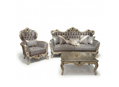 Luxe woonkamer meubels Fauteuil Hoogwaardige Fauteuil Fauteuil Grijs Nieuw Relax