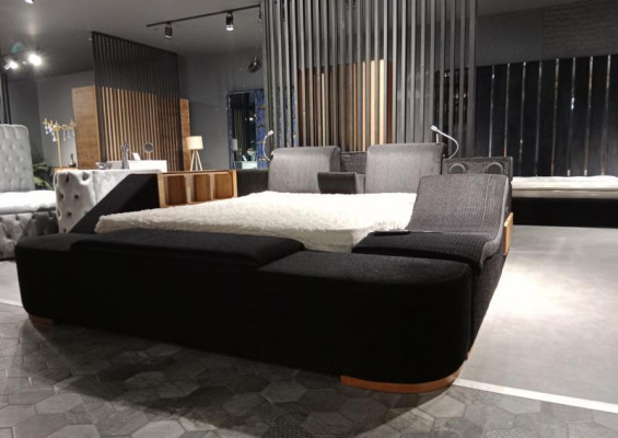 Kleurrijke slaapkamermeubels met kleurrijke meubels, bedden, bedden Zwart Modern Bed