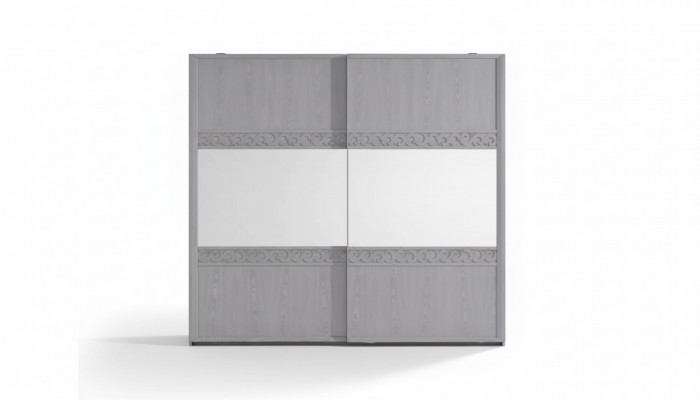Schuifdeurkast Kast Kledingkast met spiegel Hout Luxe Modern