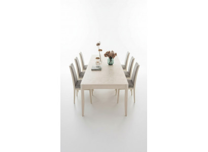 Stoelgroep set tafel 6x stoelen eetkamer design hout eetkamerset 7-delig