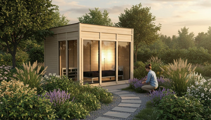 Campinghuis Houten huis Tuinhuisje Vakantiehuis Prefabhuis Camping