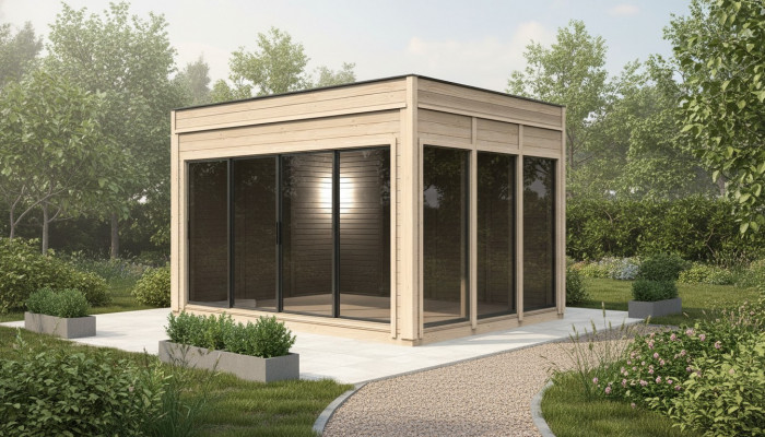 Campinghuis Houten huis Tuinhuis Campinghuisje Prefab huis 464cm