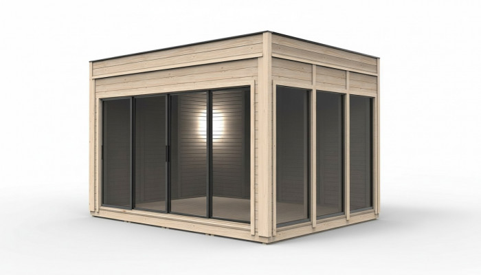 Campinghuis Houten huis Tuinhuis Campinghuisje Prefab huis 464cm