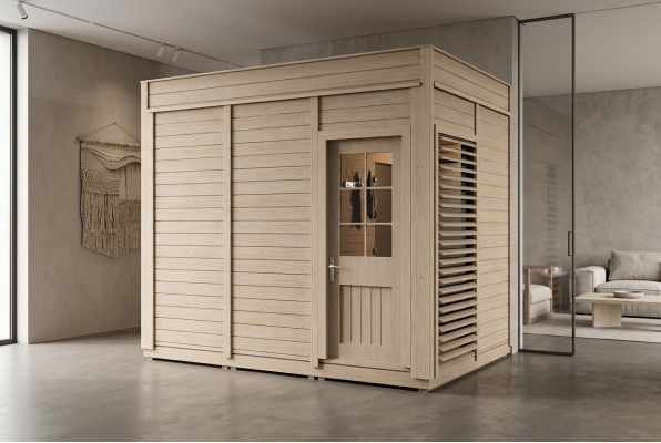 Sauna Holz Woodpro Tuinhout Sauna Buitensauna's Droge sauna 345x245x318