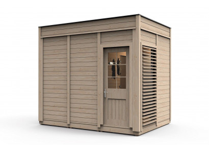 Sauna Holz Woodpro Tuinhout Sauna Buitensauna's Droge sauna 345x245x318