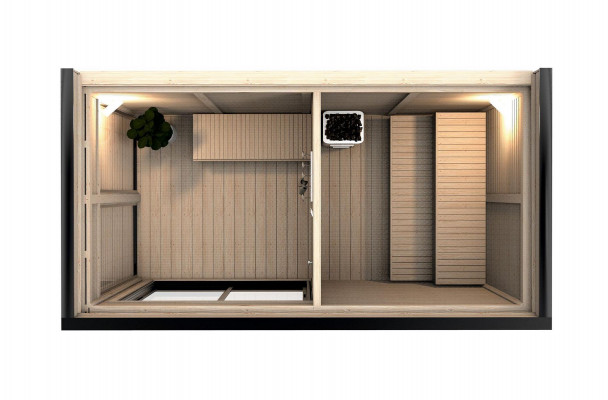 Sauna Hout Droge Sauna Woodpro Tuin Houten Sauna Buitensauna Hutten