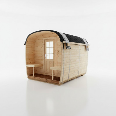 Sauna Hout Droge sauna Tuin Houten sauna Buitensauna's 300x230x270