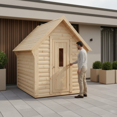 Sauna Hout Tuin Houten Sauna Buitensauna Droge sauna 220x250x180