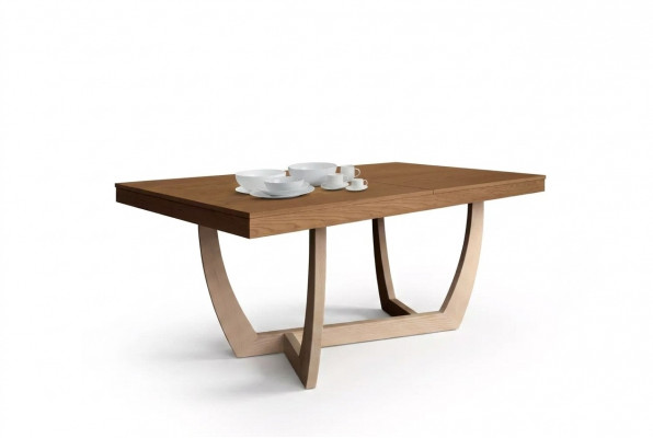 Uittrekbare eettafel Keukentafel Eettafels Tafel van hout Houten tafel Modern