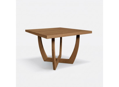 Eetkamer eettafel Keukentafel 110 x 110 x 74 cm bruin Stijl Modern Tafel