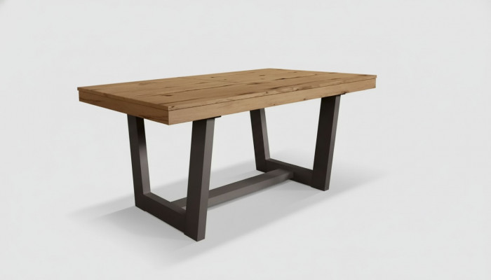 Eettafel Houten uitschuifbare eettafel Eettafels Tafel 160/240 x 90 x 78 cm Stijl Modern