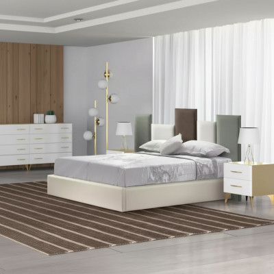 Bed Modern stijlvol luxe slaapkamer bedden Italiaanse meubels 180x200