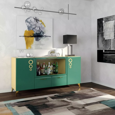 Dressoir Luxe nieuw Groene console Sideboards Modern Woonkamer Kommoden Hout