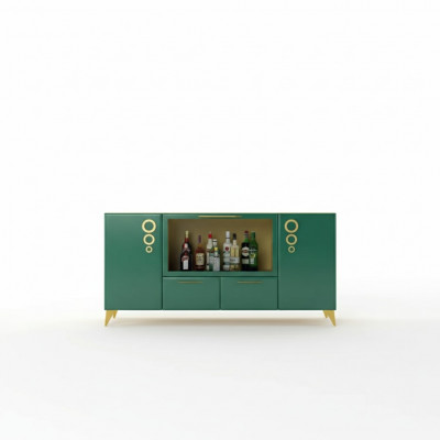 Dressoir Luxe nieuw Groene console Sideboards Modern Woonkamer Kommoden Hout
