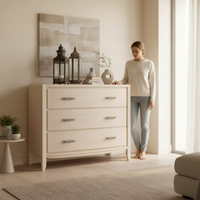 Ladenkast woonkamer ontwerp beige stijl moderne laden chique nieuw