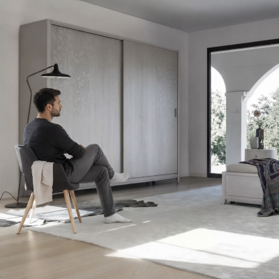 Slaapkamer kledingkast Materiaal Hout Kast Grijs Modern Nieuw