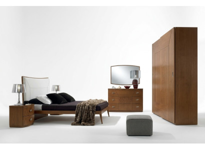 Slaapkamer set Bed 2x Nachtkastje Commode 6-delig Design Luxe Compleet