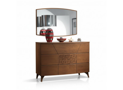 Slaapkamer set commode spiegel luxe compleet modern commodes 2-delig.