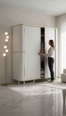 Slaapkamer kledingkast Materiaal Hout Kast Modern Nieuw Luxe