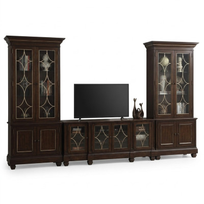 Woonkamerset 2x vitrine tv-standaard salontafel set woonmeubilair modern