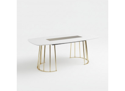 Eettafel Luxe houten keukentafel Eettafel nieuw Stijl Modern wit