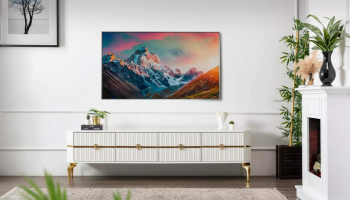 Woonkamer tv-standaard meubels rtv televisie stijl Modern Wit Luxe Hout  Woonkamer tv-stand meubels rtv televisie stijl Modern Wit Luxe Hout