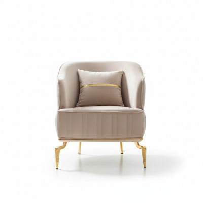 Woonkamer fauteuil meubels draaistoel 1-zits moderne rode design textiel  -  Woonkamer fauteuil meubels draaistoel 1-zit moderne rode design textiel