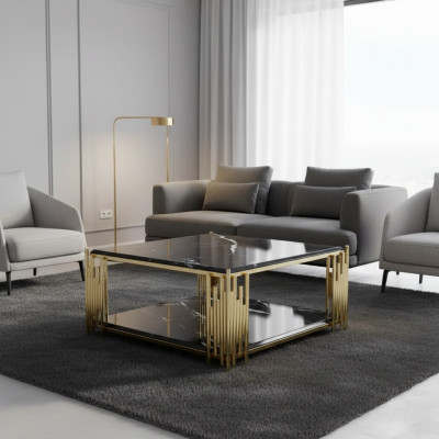 Salontafel Woonkamermeubels Tafel Luxe Bijzettafel zwart Ontwerp.