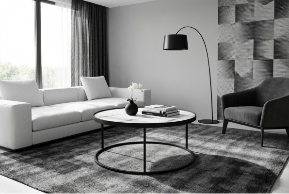 Salontafel luxe woonkamer meubels tafel zwart bijzettafel design