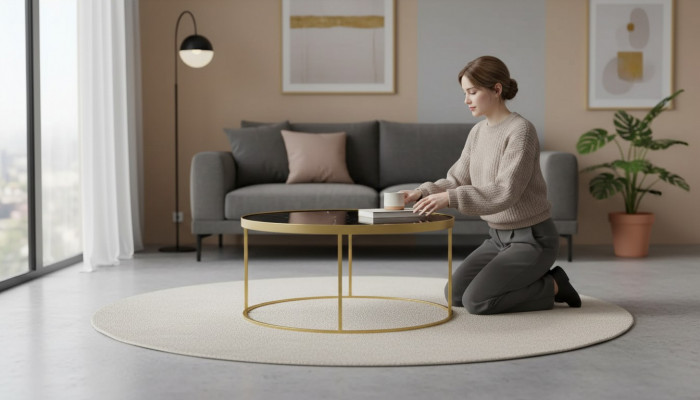Salontafel koffietafel woonkamertafel meubels design materiaal roestvrij staal