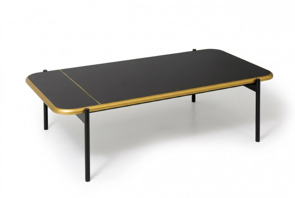 Meubel Tafel Luxe Modern Salontafel Hout Woonkamer Ontwerp zwart
